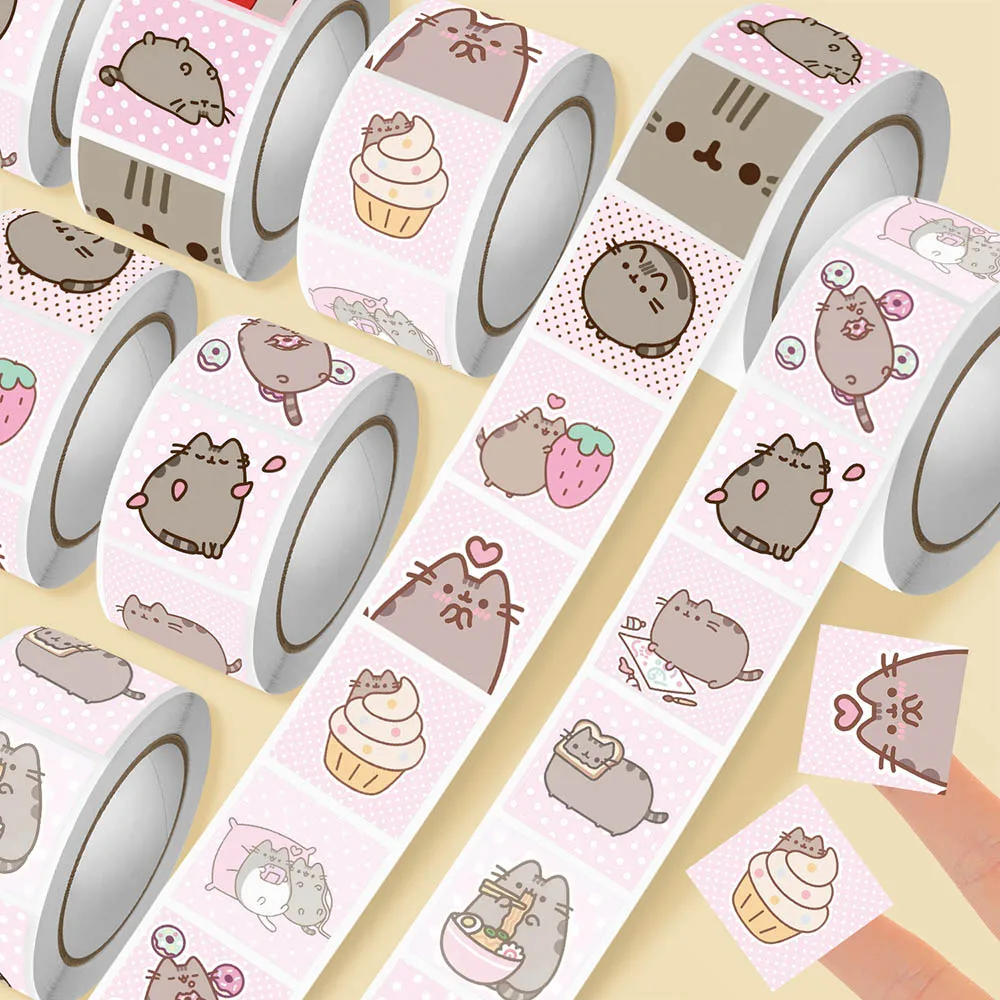 Scrapbooking - Hou 500pcs Pusheen Cartoon Cat Roll