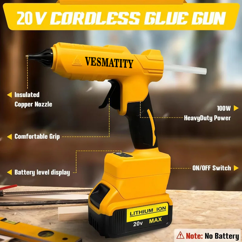 Handheld Electric Multifunctio - огляд і ціна Hot Melt Glue Gun Cordless