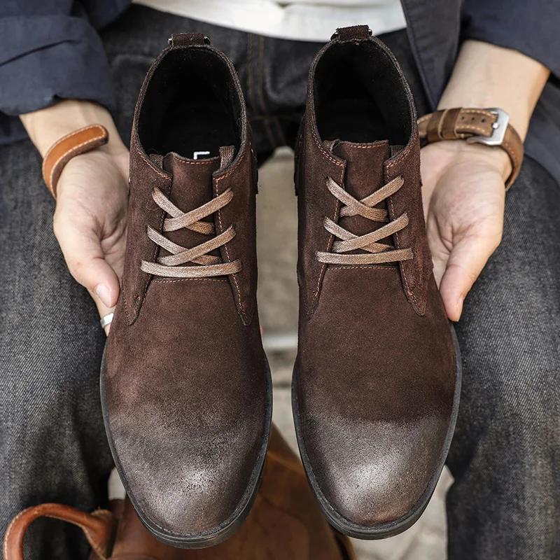 New Cow Suede Ankle Boots Hand - огляд і ціна Craft Tools