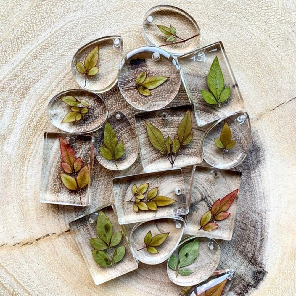 20Pcs/Set DIY Keychain Pendant - огляд і ціна Silicone Epoxy Resin Molds Set