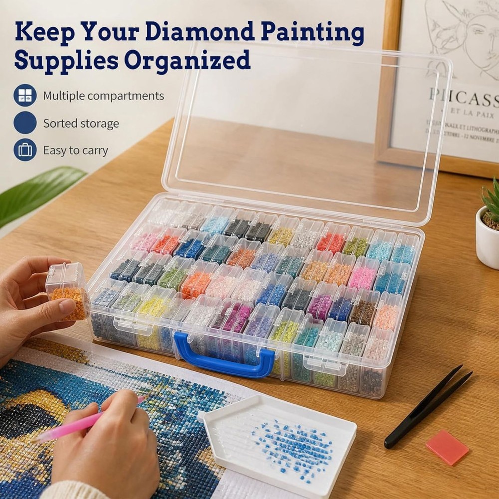 DTA4-Diamond-Painting Box, 60  - огляд і ціна Painting Supplies