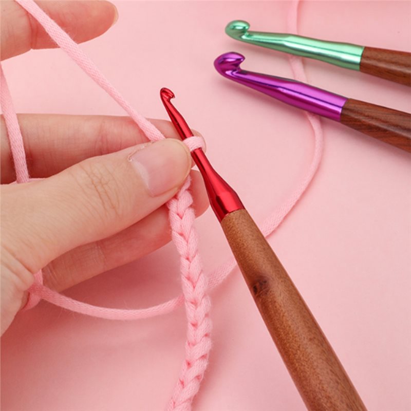 A59Z-Ergonomic Wooden Handle C - огляд і ціна Wooden Crochet Hooks Ergonomic Handle