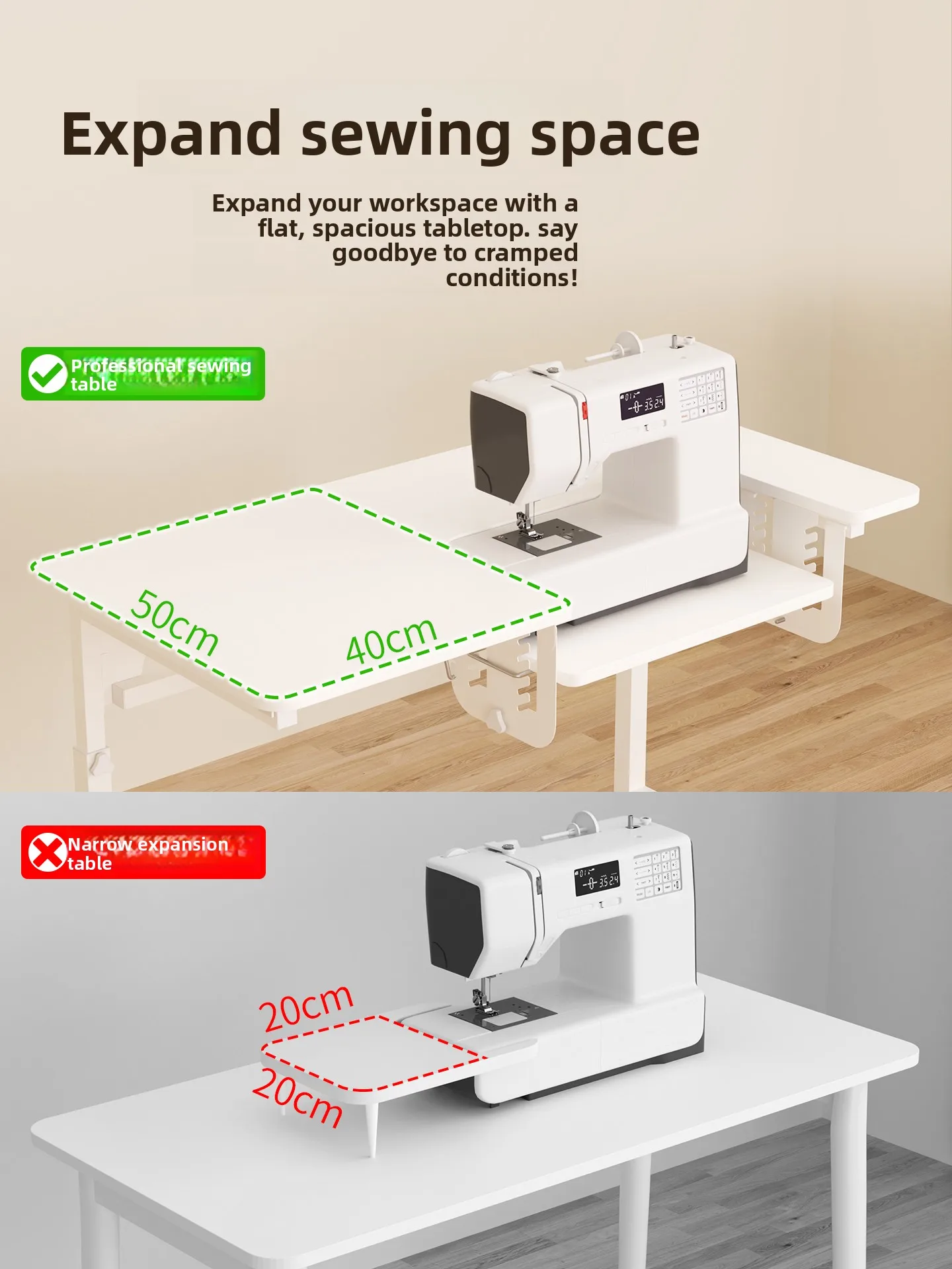 Adjustable Sewing Table for Ho - огляд і ціна Sewing