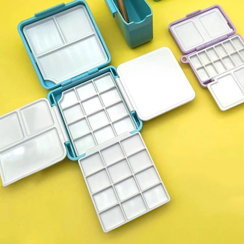 Mini Portable Solid Watercolor - огляд і ціна Watercolor Paint Set Solid Pigment