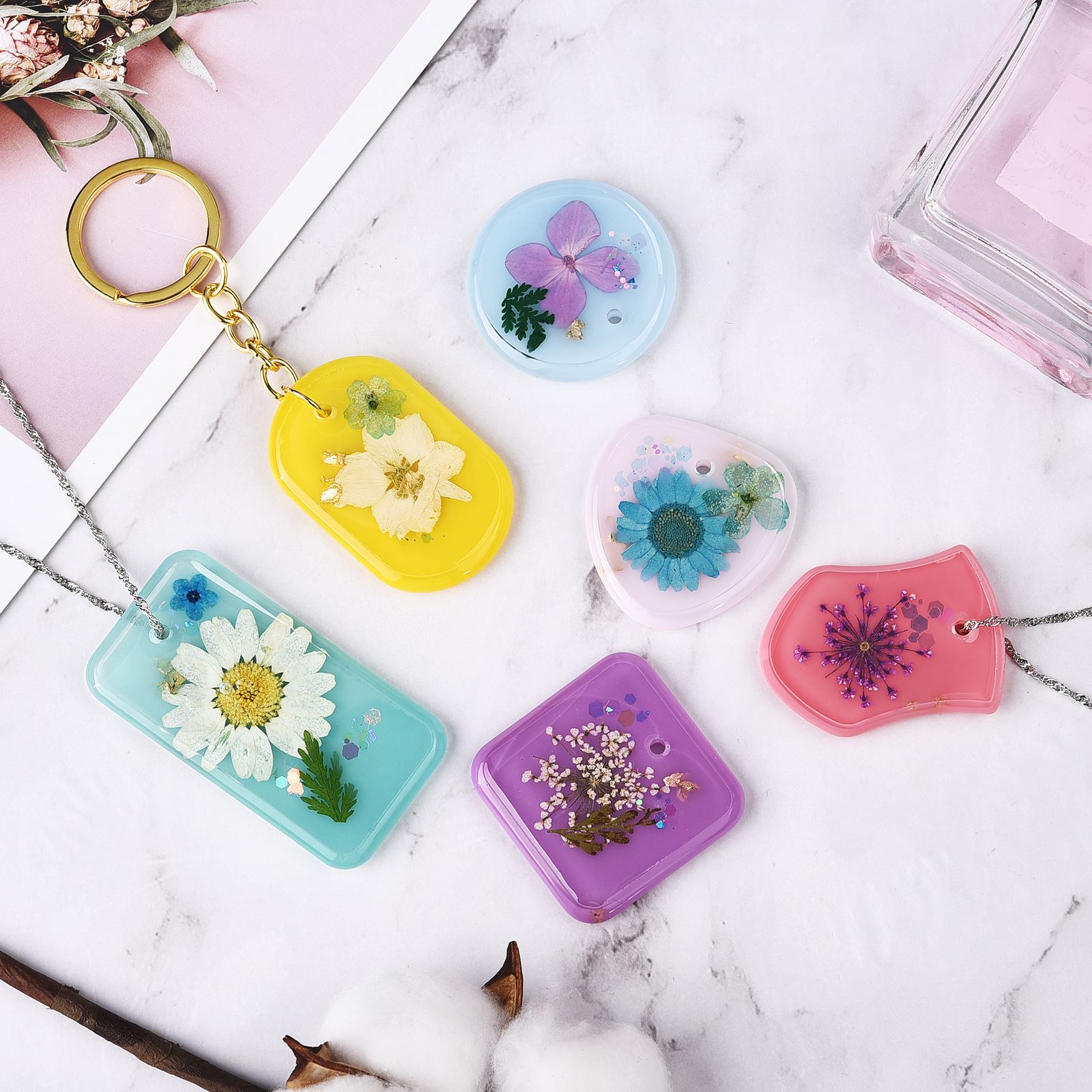 DIY Keychain Pendant Silicone  - огляд і ціна Silicone Epoxy Resin Molds Set