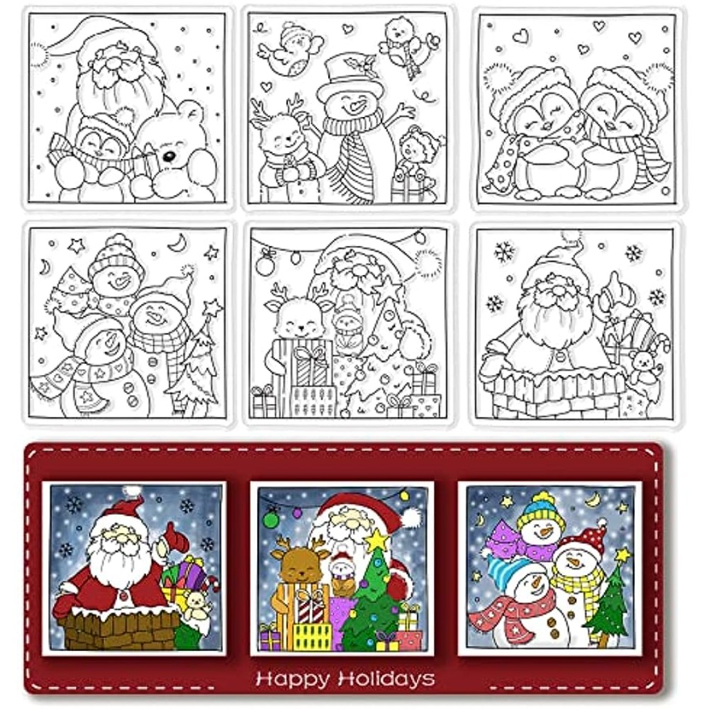 Clear Silicone Stamps Christma - огляд і ціна Clear Silicone Stamps For Card Making