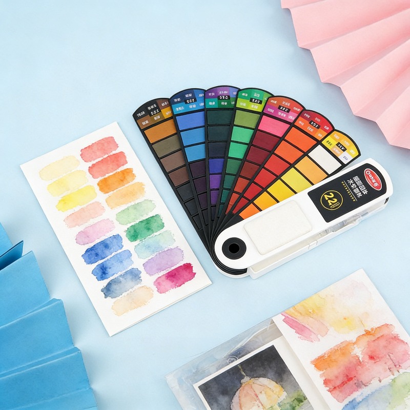 18 Colors Solid Watercolor Pai - огляд і ціна Watercolor Paint Set Solid Pigment