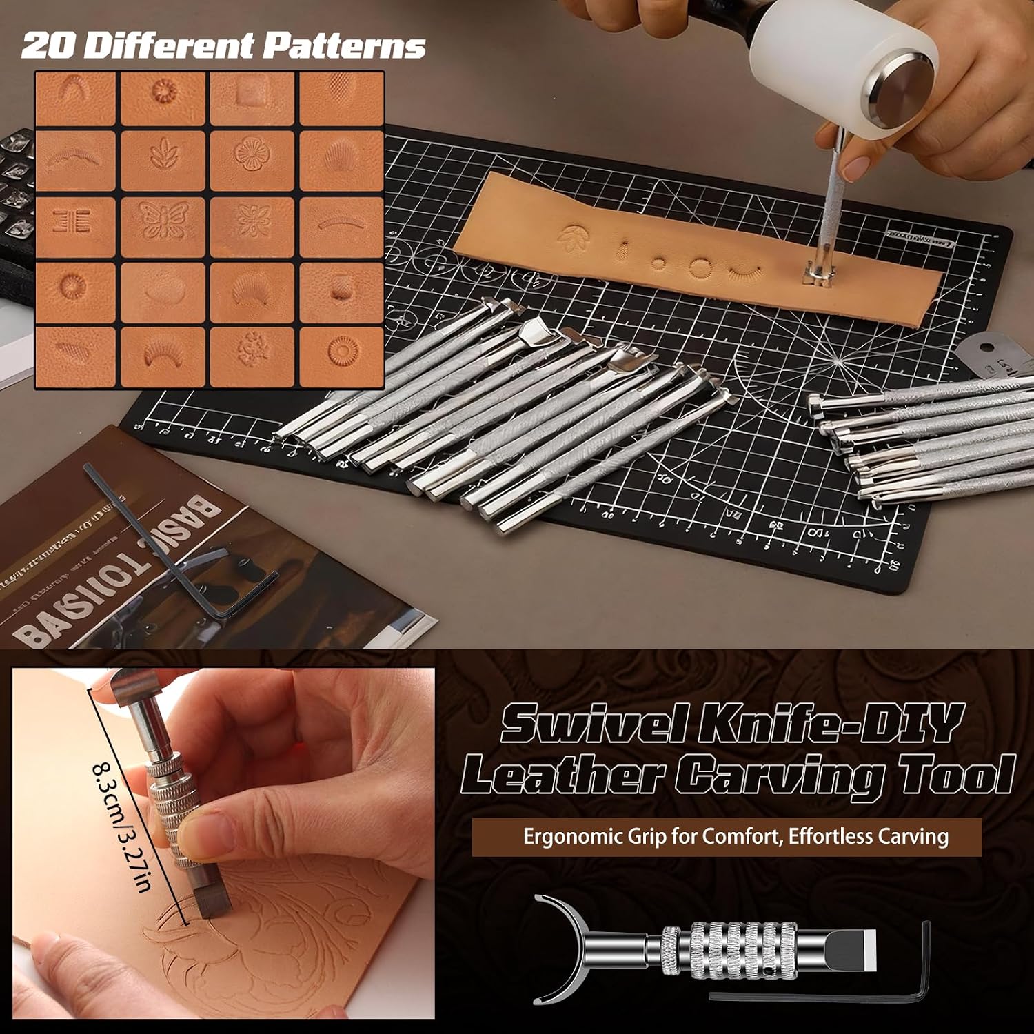 Leather Working Kit, Leather W - огляд і ціна Sewing