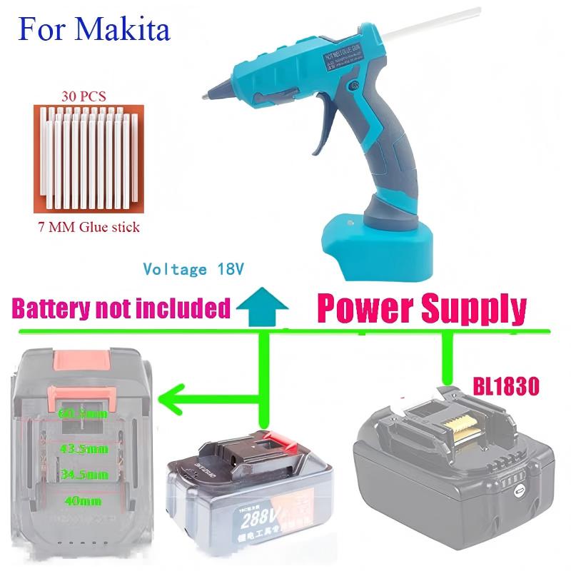 Cordless Hot Melt Glue Gun For - огляд і ціна Hot Melt Glue Gun Cordless